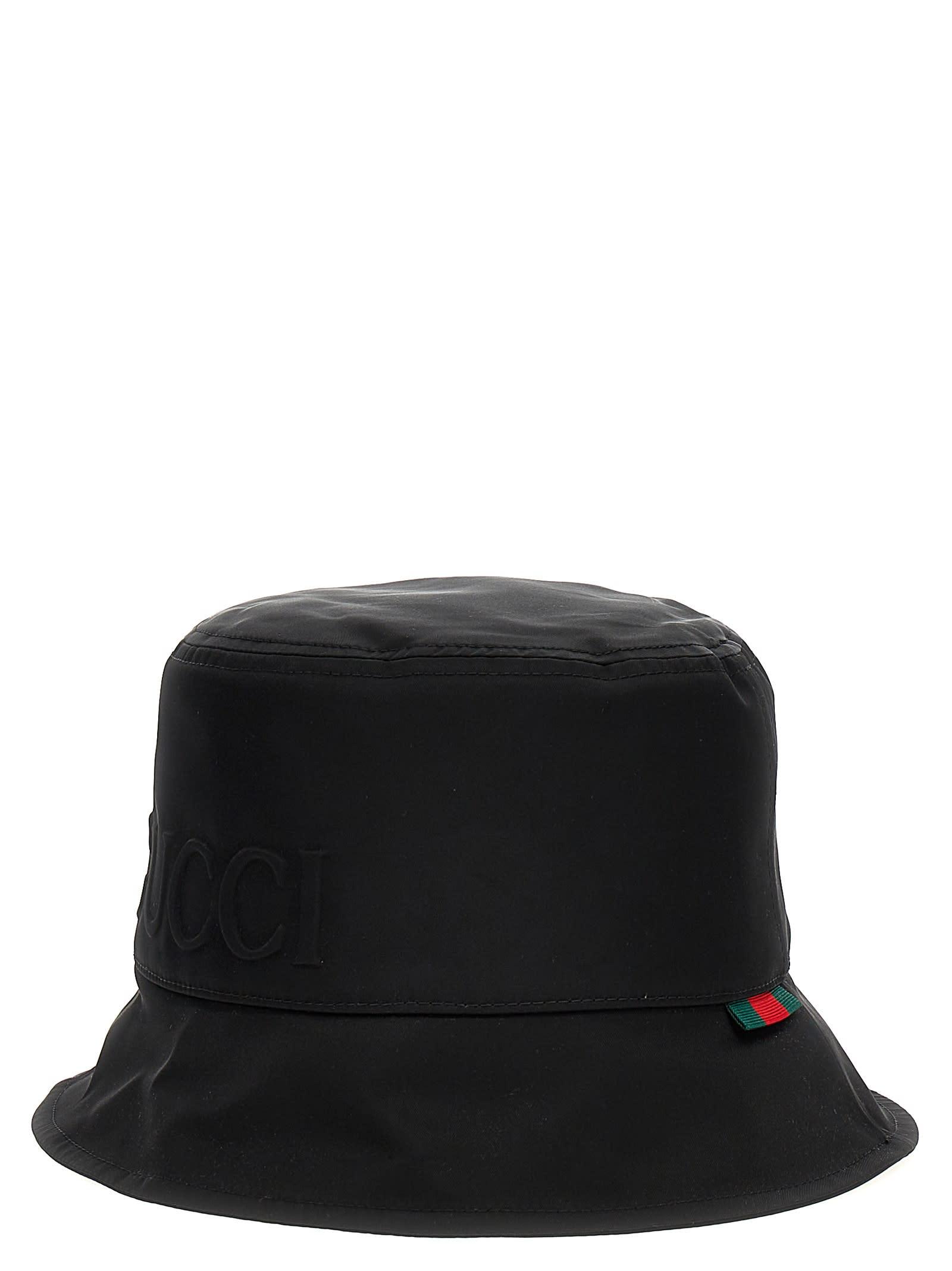 gucci logo bucket hat