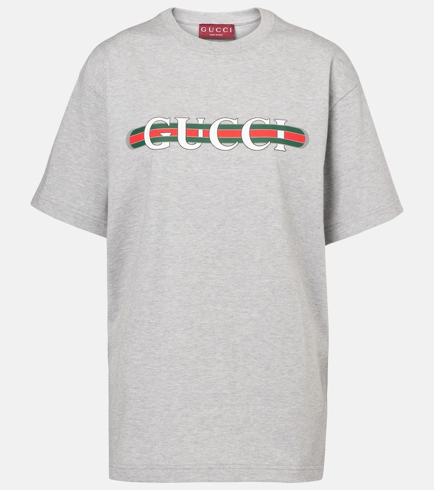 gucci logo cotton jersey t