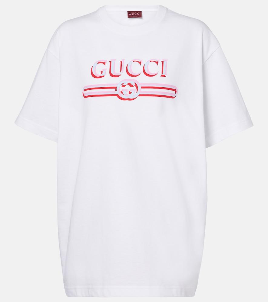 gucci logo cotton jersey t