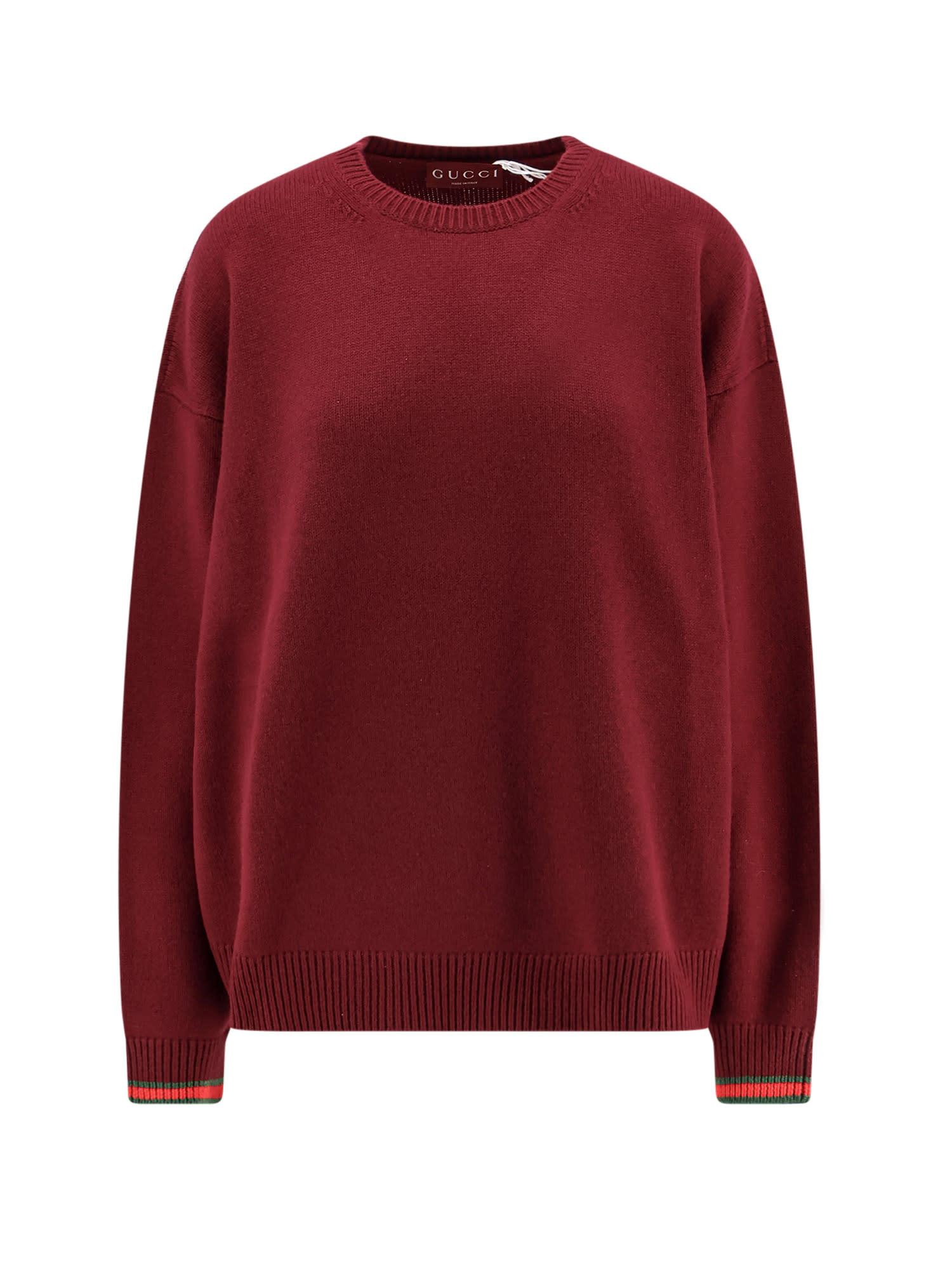 gucci oversize wool and cashmere sweater