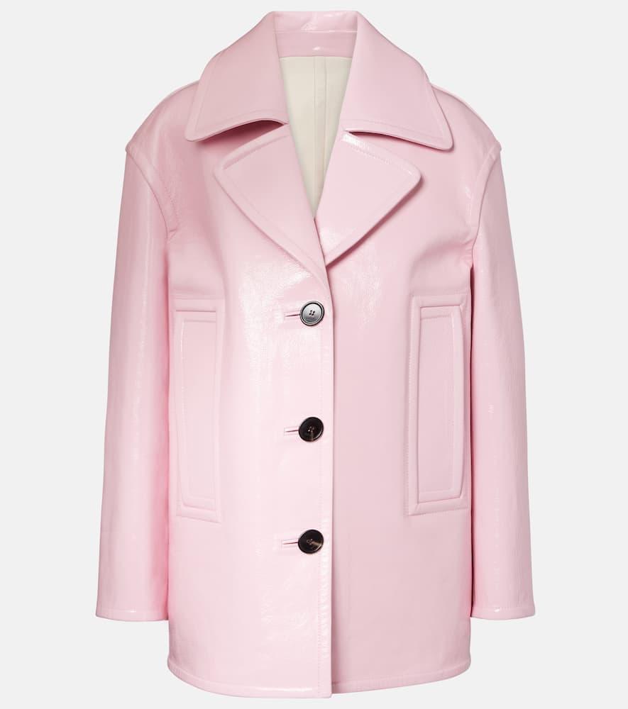 gucci patent leather jacket