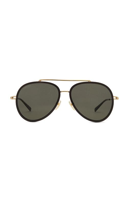 gucci pilot sunglasses in grey.