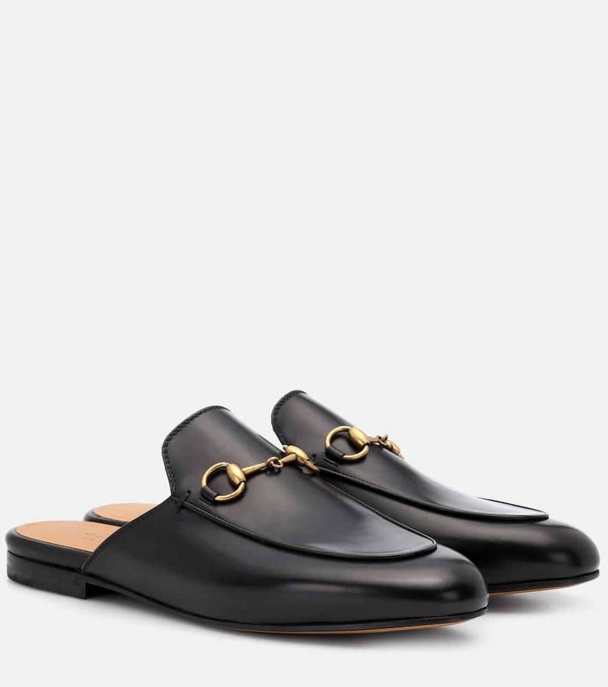 gucci princetown leather slippers