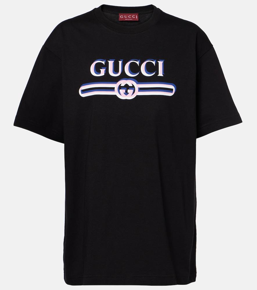 gucci printed cotton jersey t