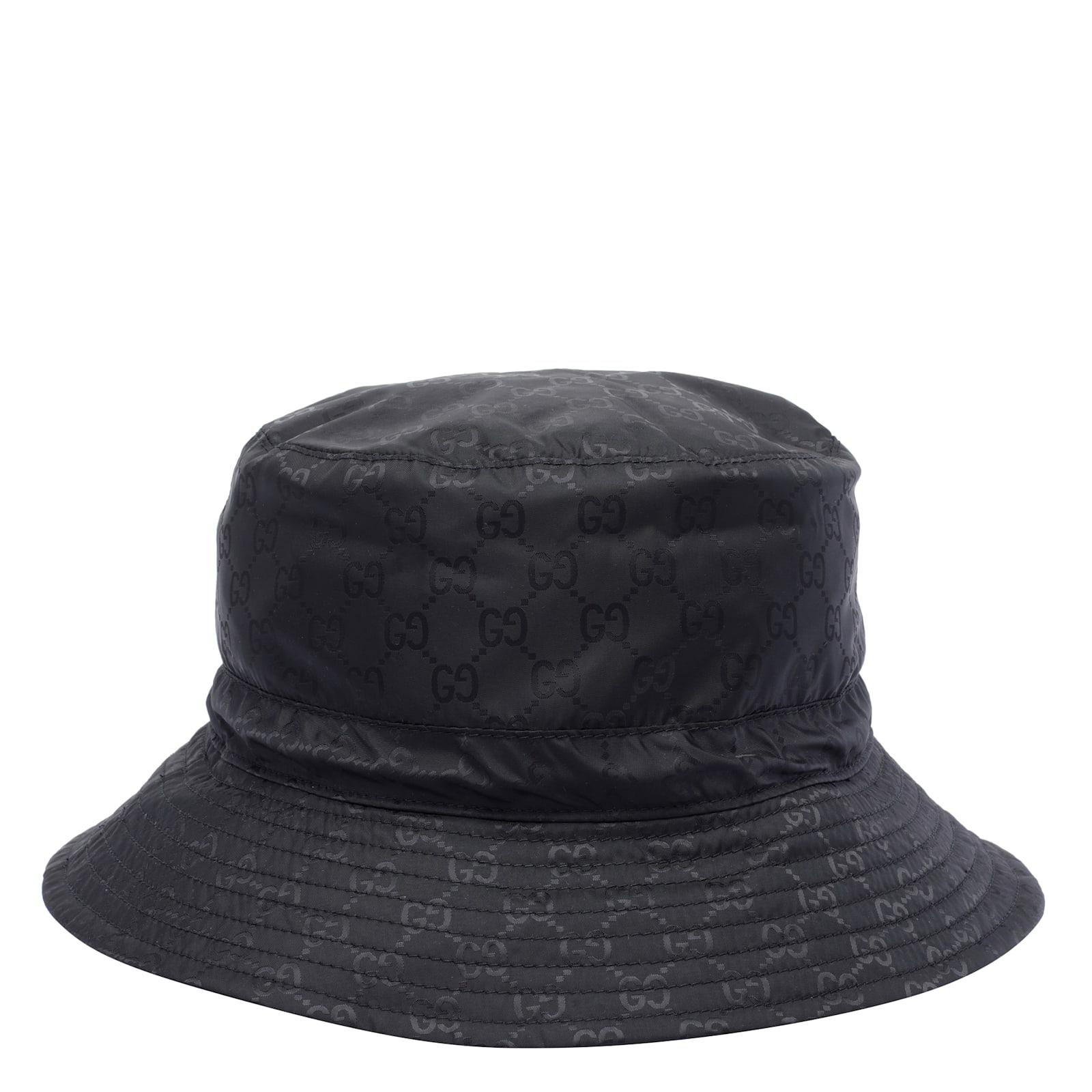 gucci reversible gg nylon bucket hat