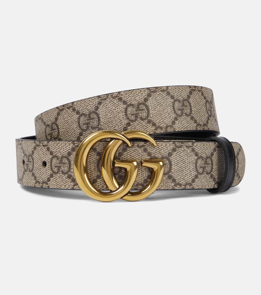 gucci reversible gg supreme canvas belt