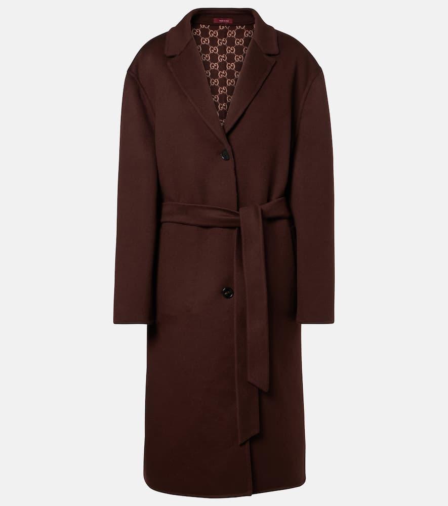 gucci reversible wool coat