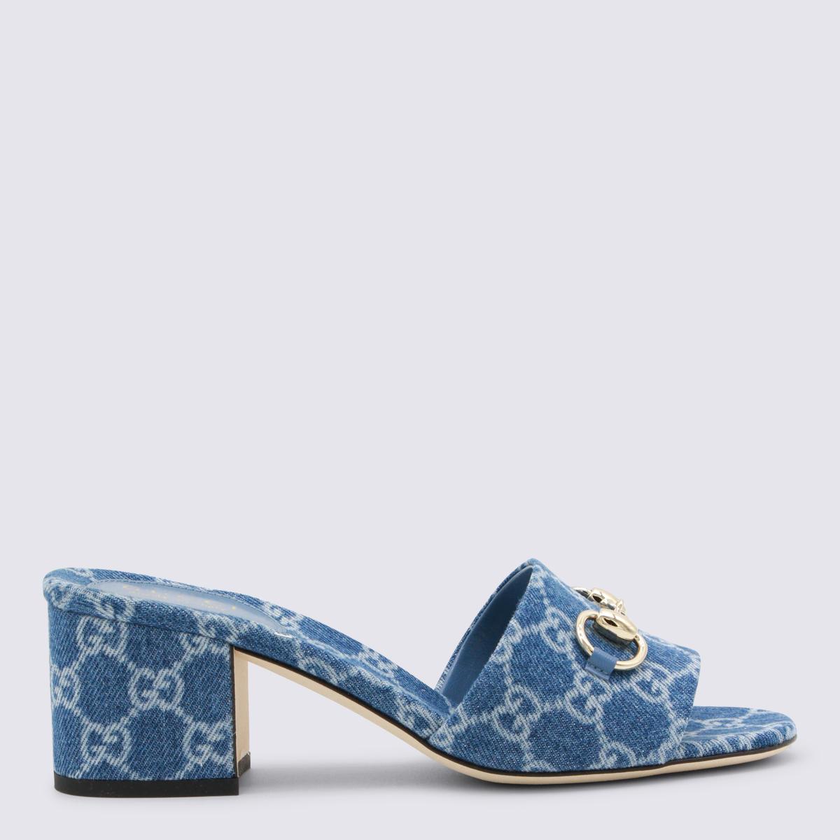 gucci sandals denim _100 % co - women