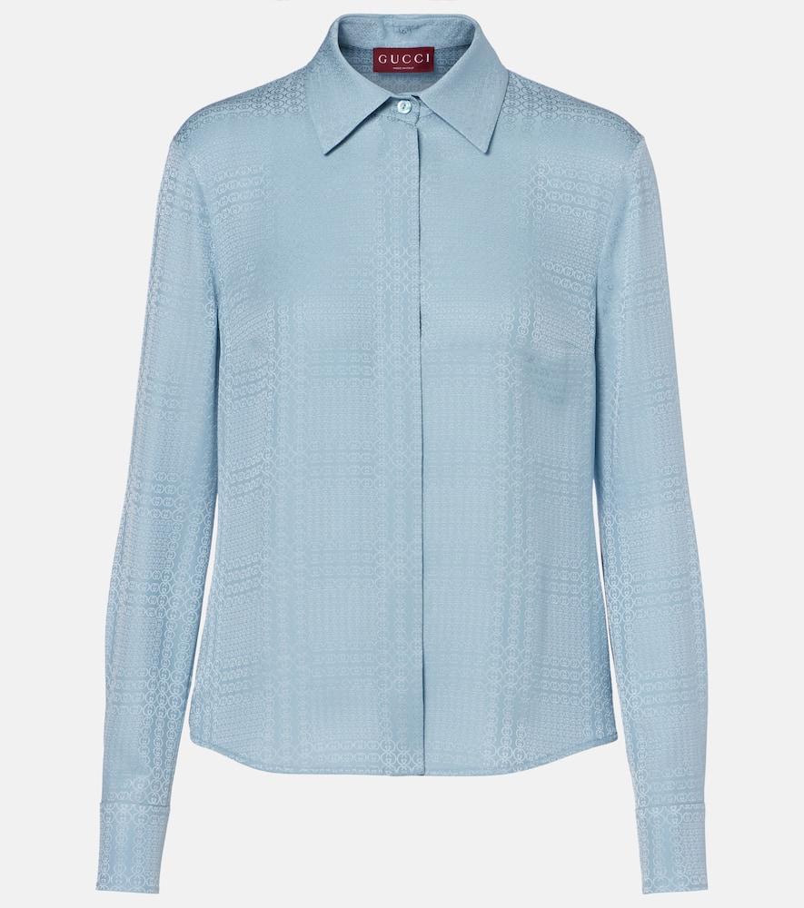 gucci silk shirt