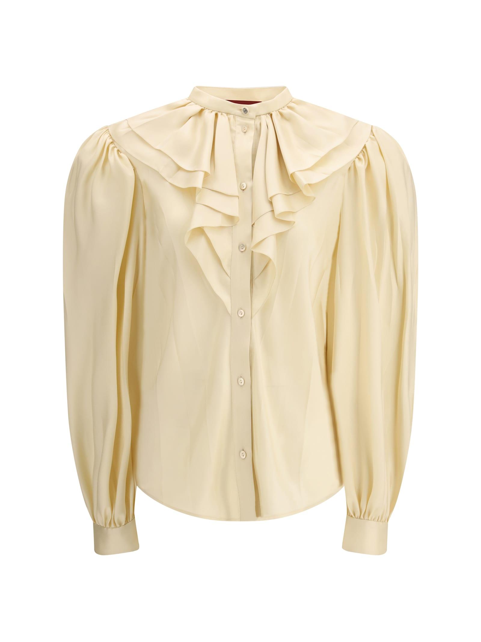 gucci silk twill shirt