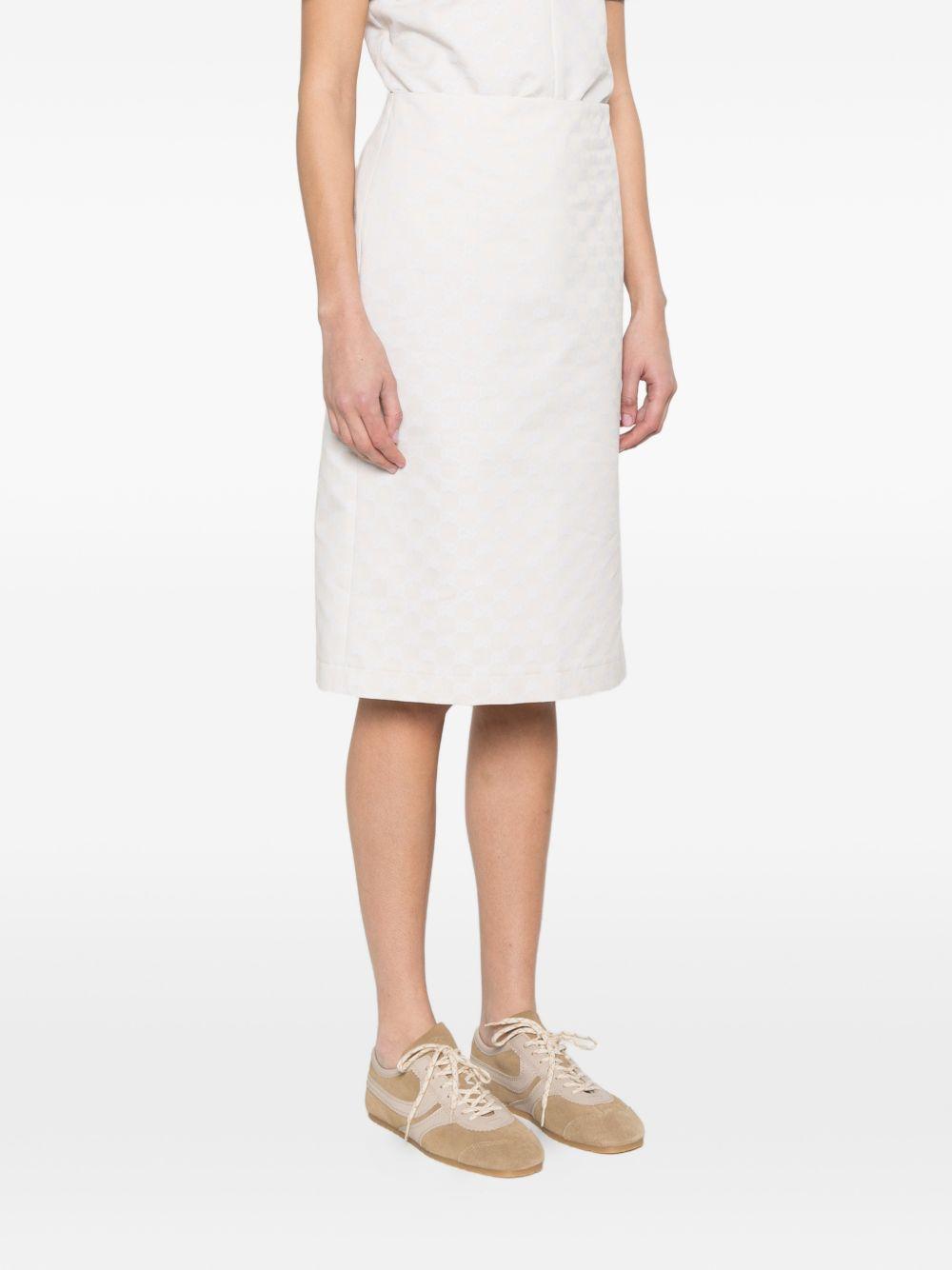 gucci skirts beige polyester mix - women