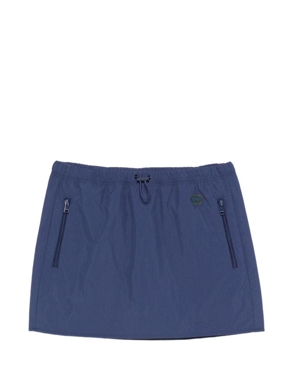 gucci skirts blue fabric - women