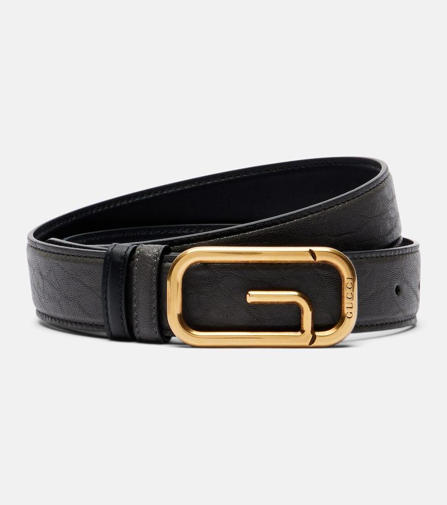 gucci square g reversible leather belt