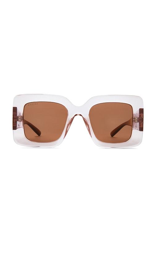 gucci square sunglasses.