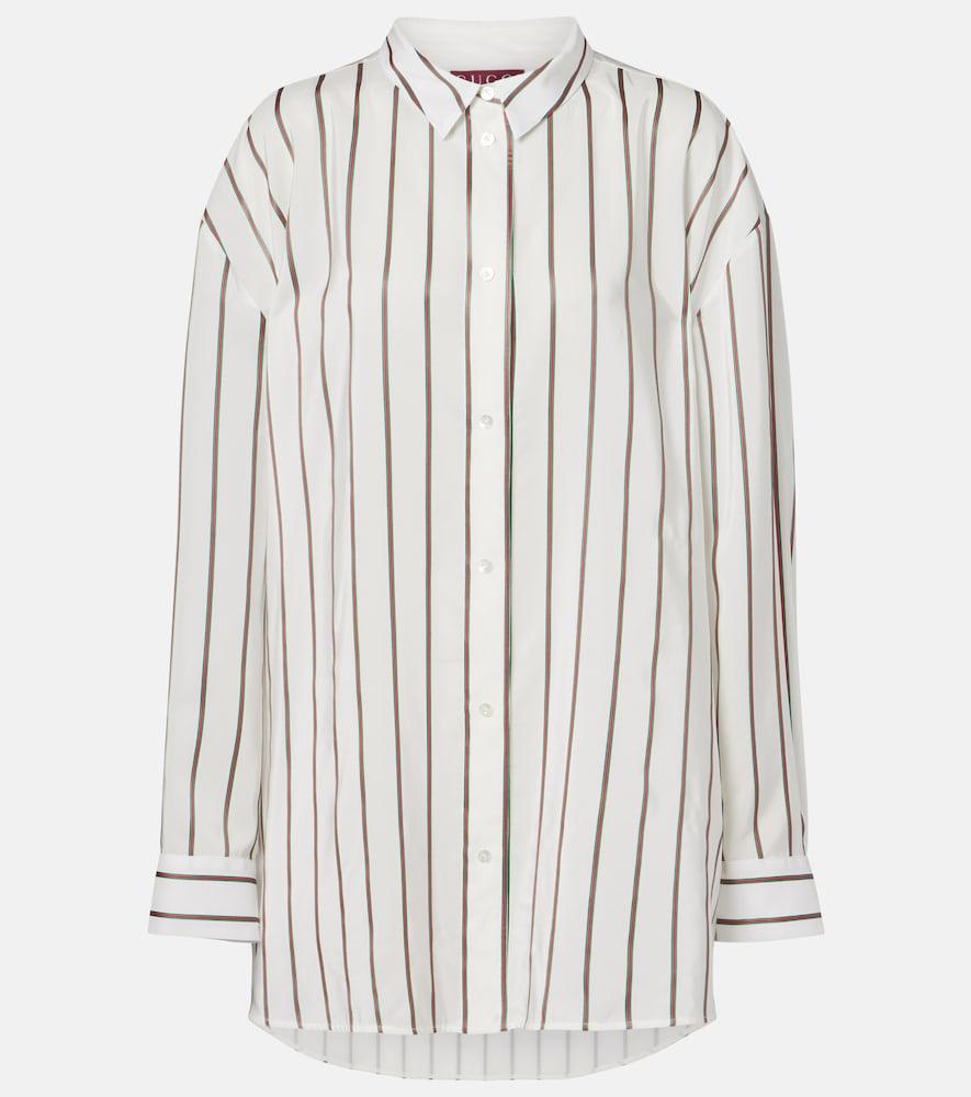 gucci striped silk