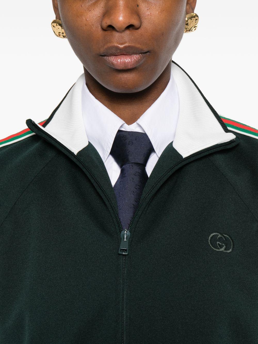 gucci sweaters green polyester - women