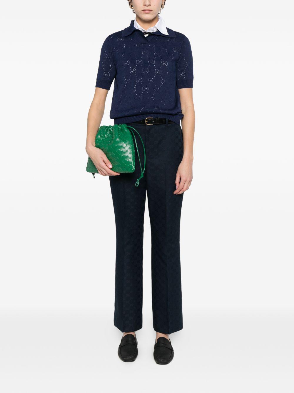 gucci t-shirts and polos blue cotton - women