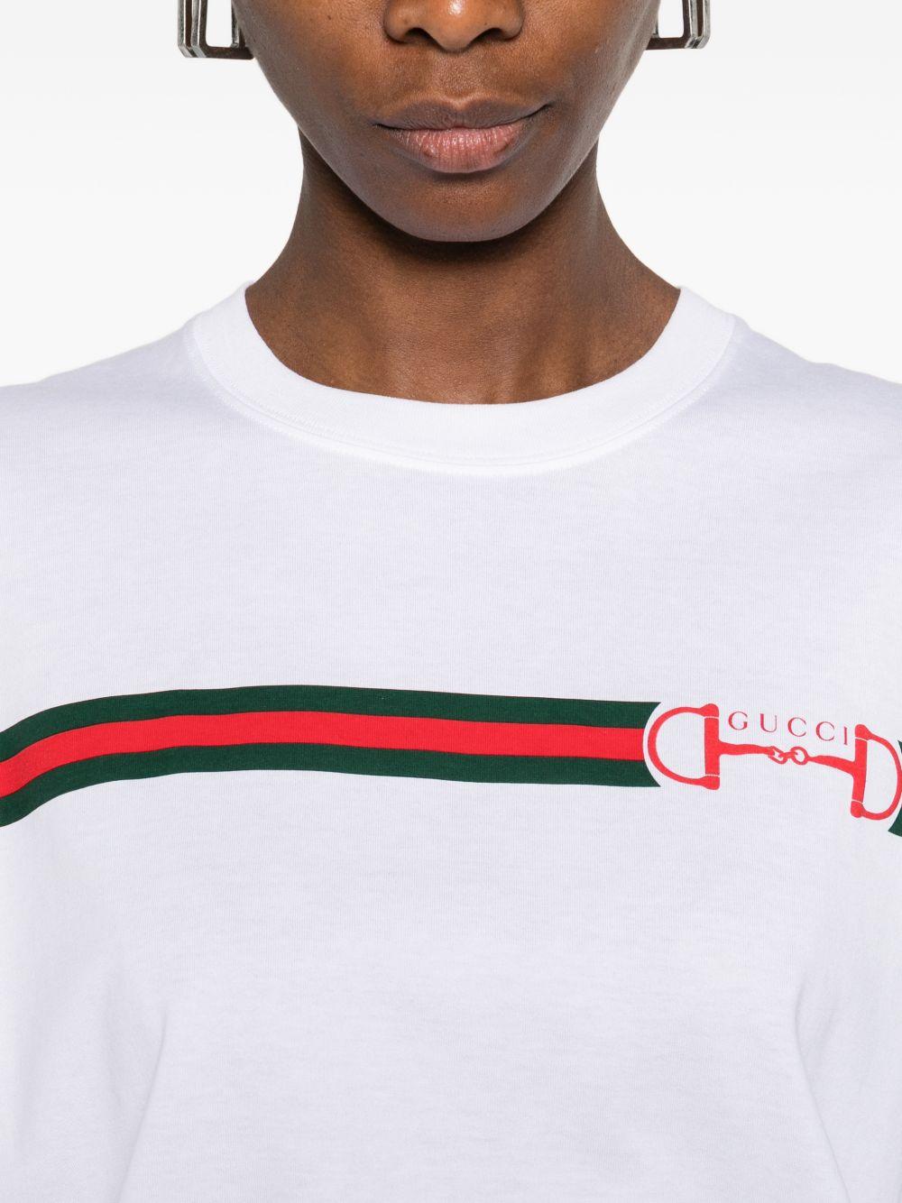 gucci t-shirts and polos white fabric - women