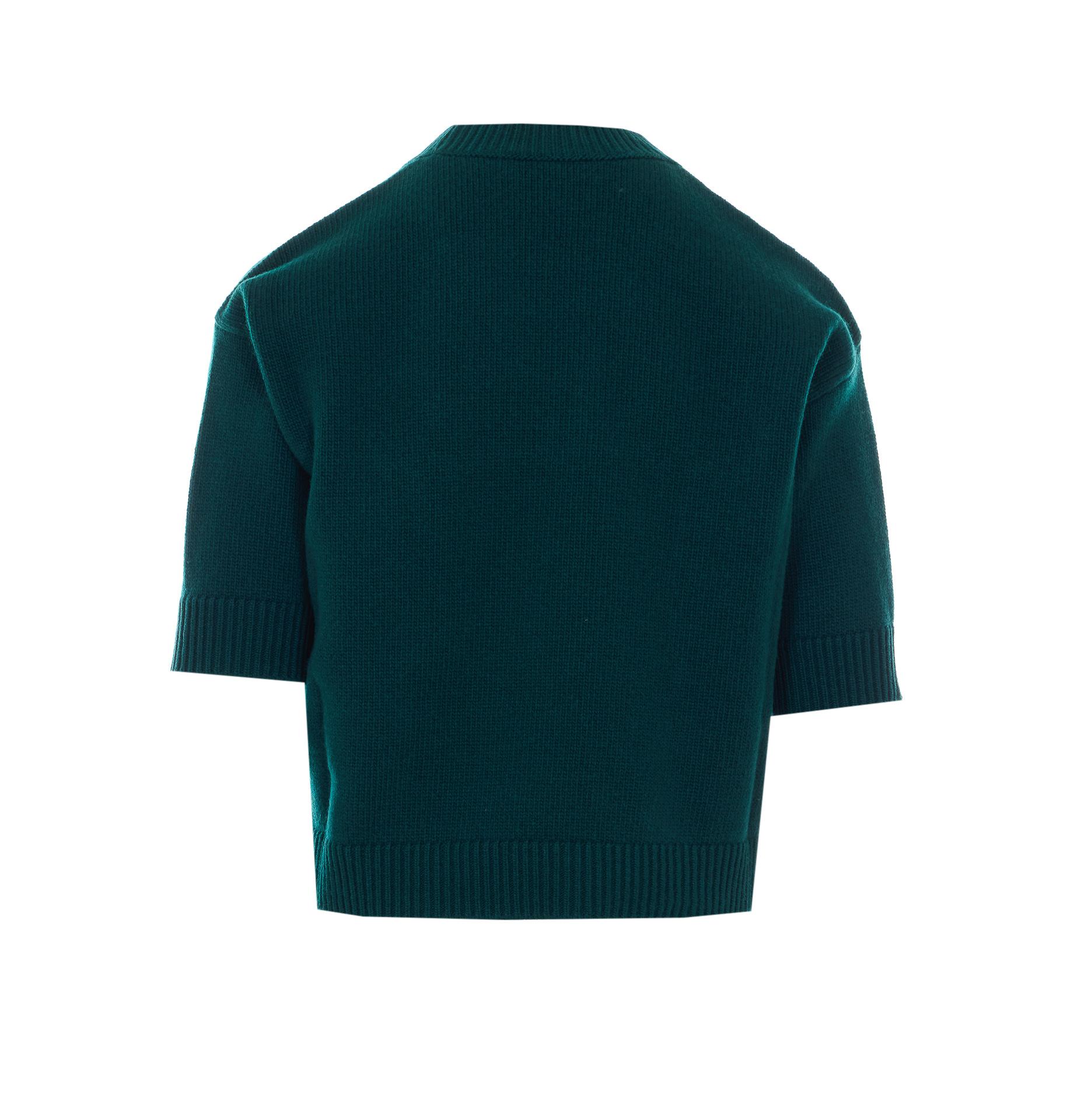 gucci top green wool - women