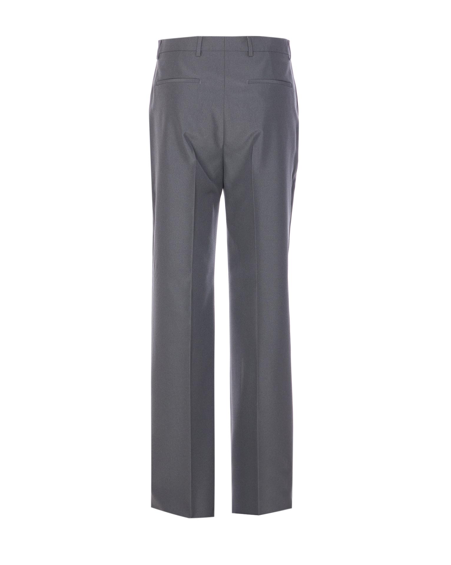 gucci trousers grey polyester - women