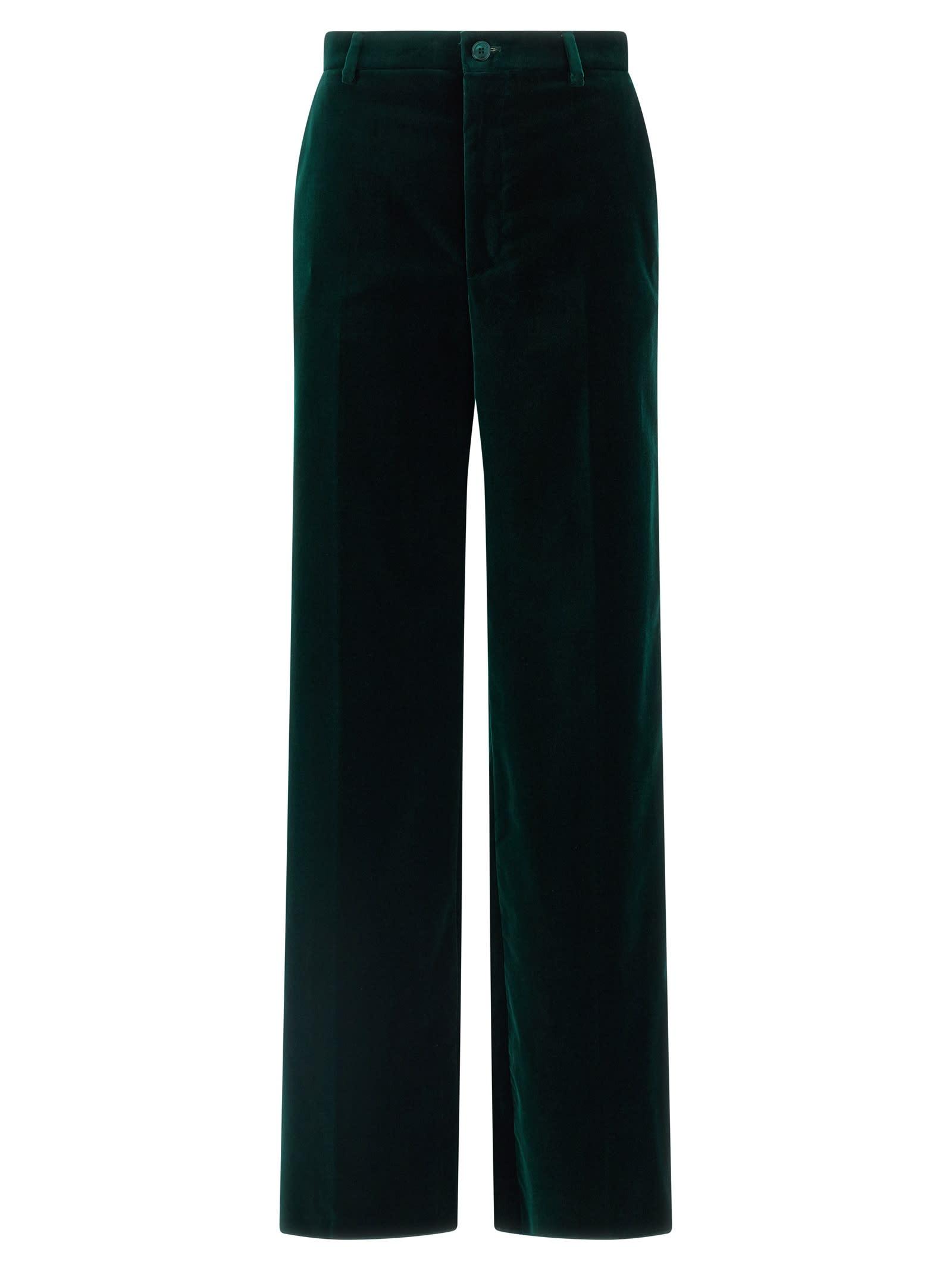 gucci velvet pants
