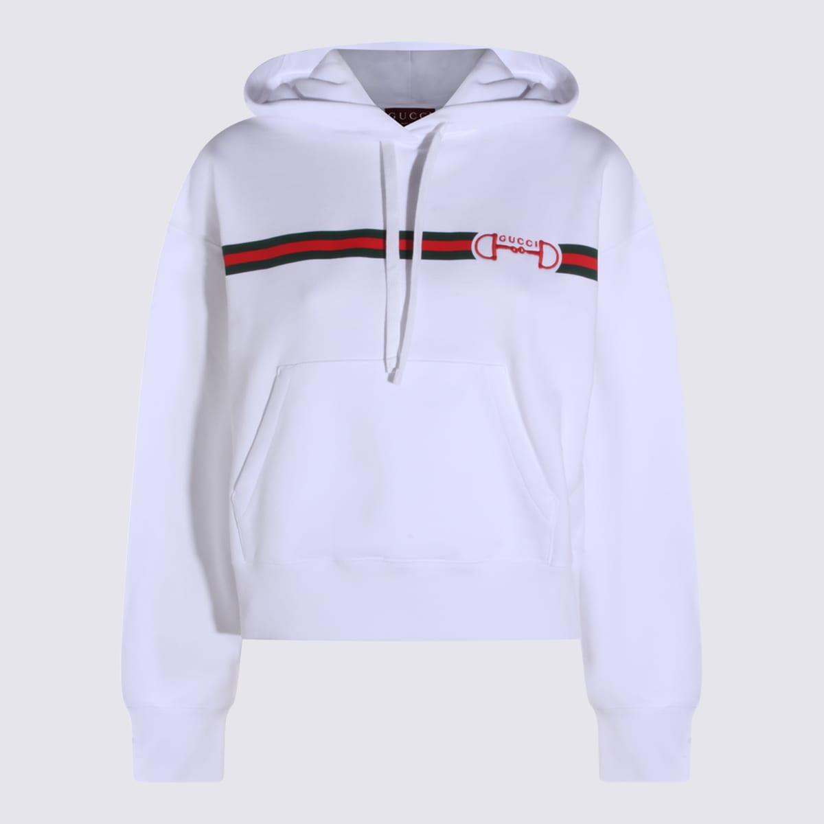 gucci white cotton sweatshirt