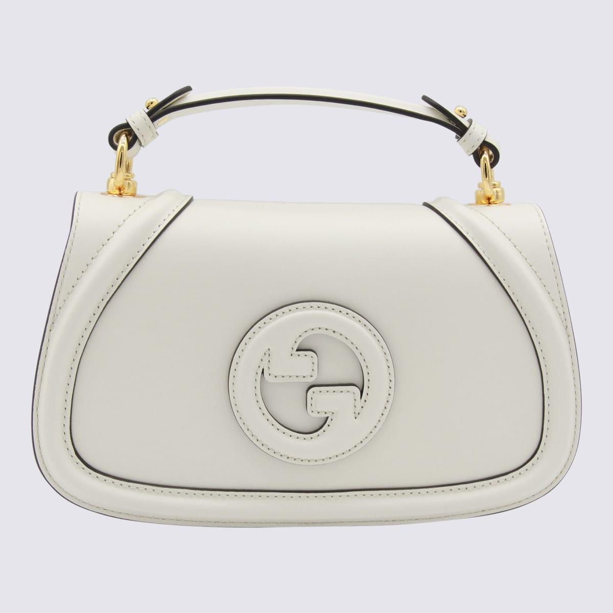 gucci white leather blondie medium shoulder bag