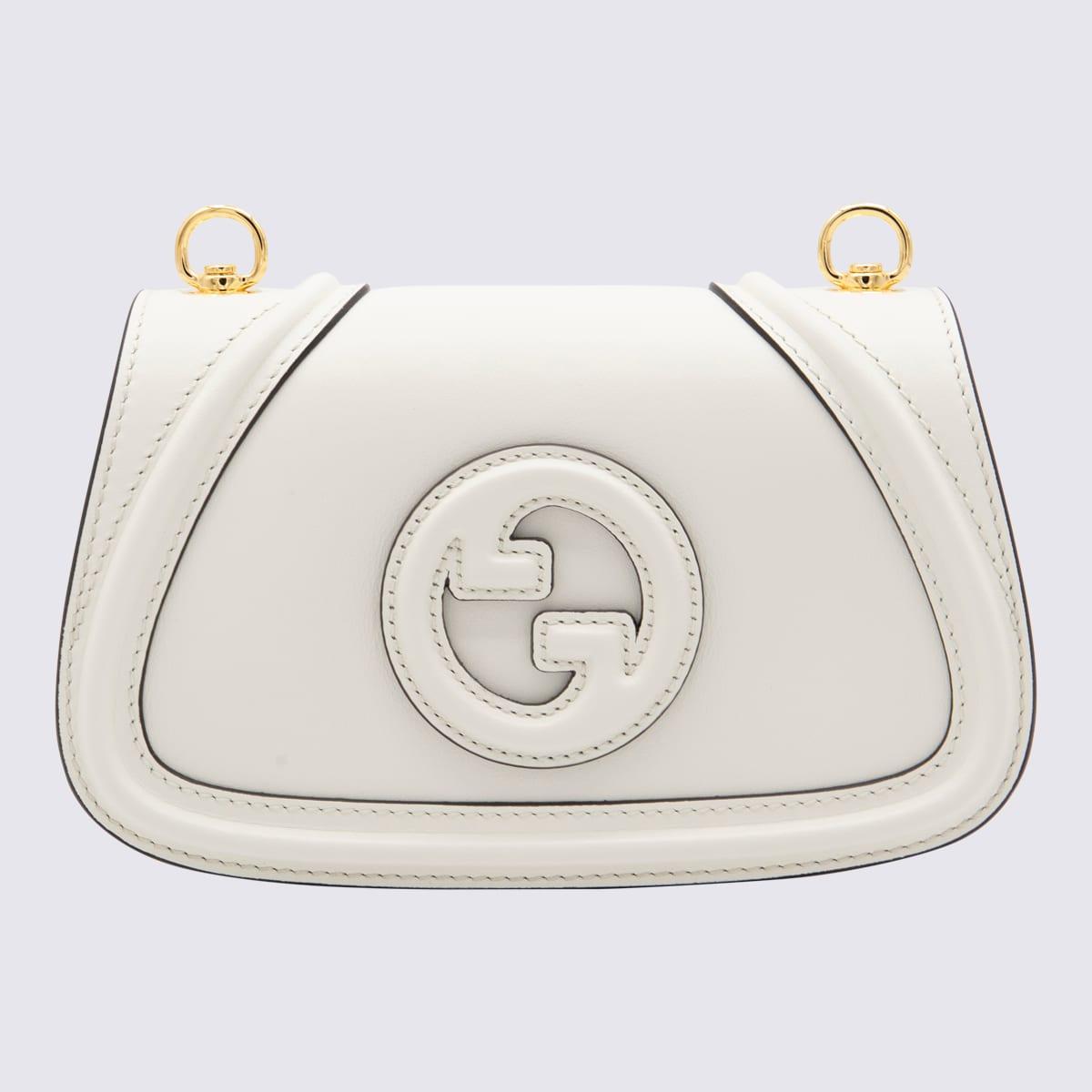 gucci white leather blondie shoulder bag