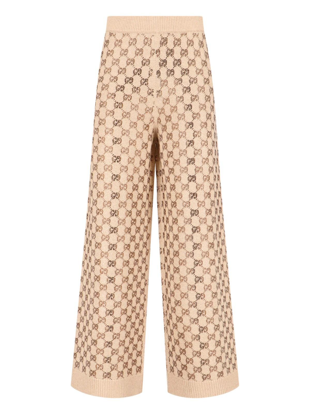 gucci wide knit pants