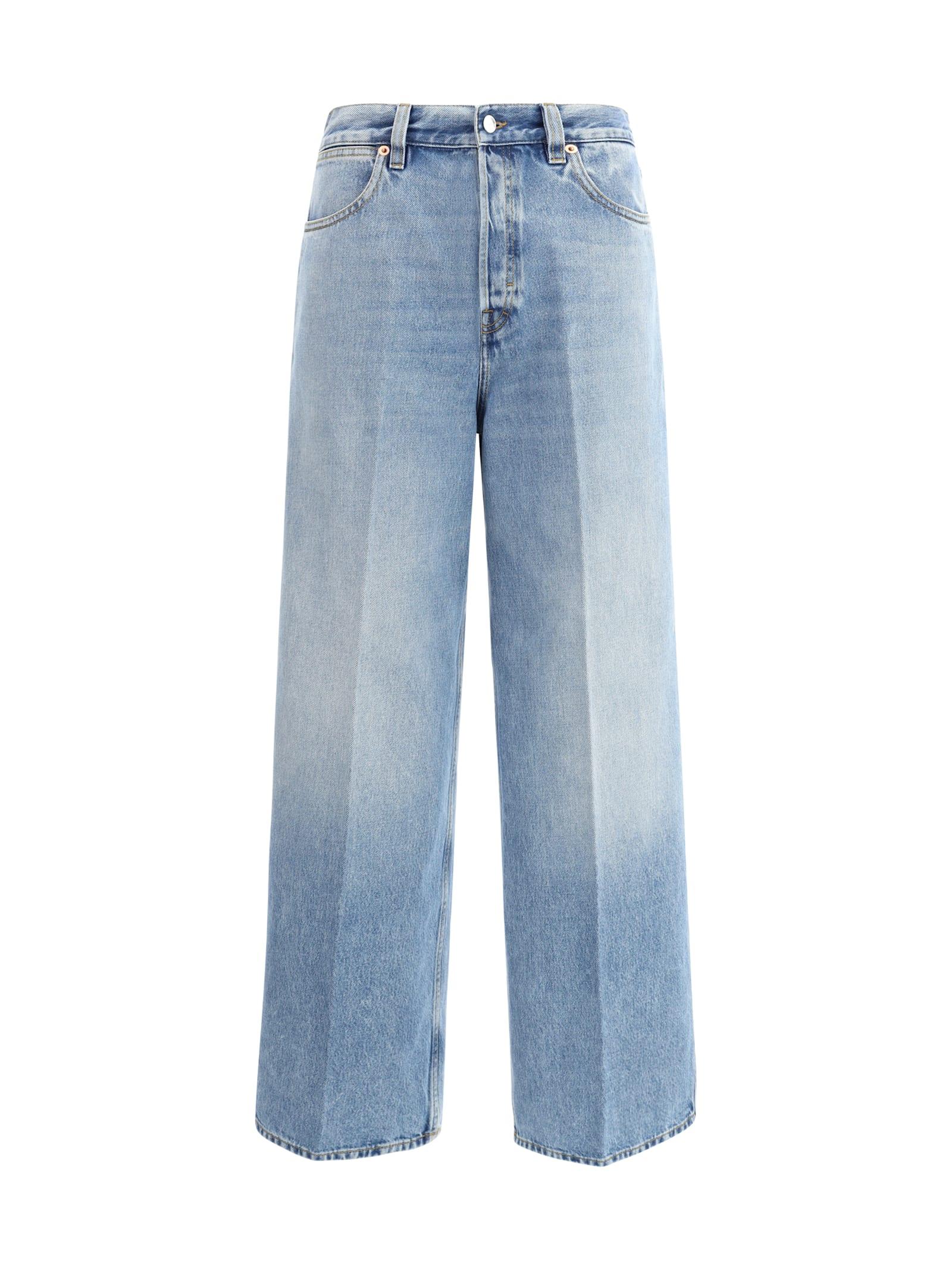 gucci wide leg jeans