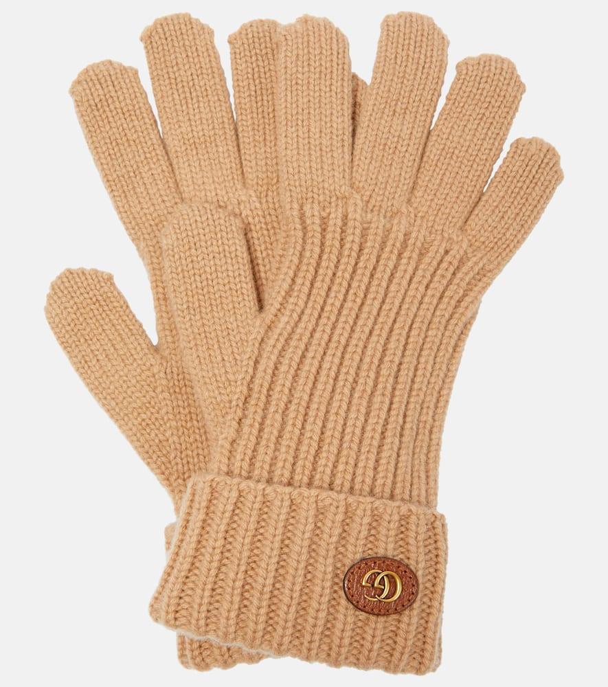 gucci wool and cashmere gloves