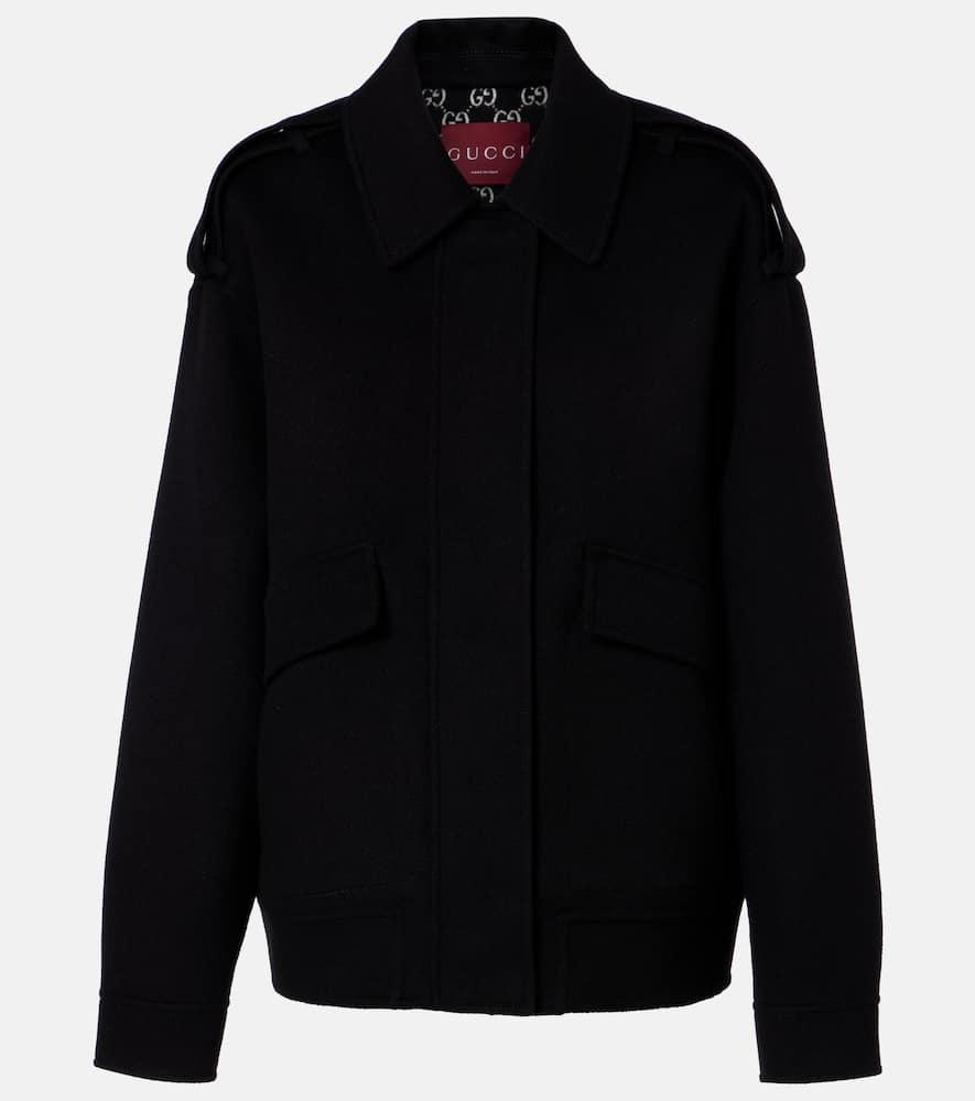 gucci wool bomber jacket