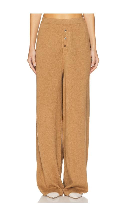 guest in residence everywear pant in brown.