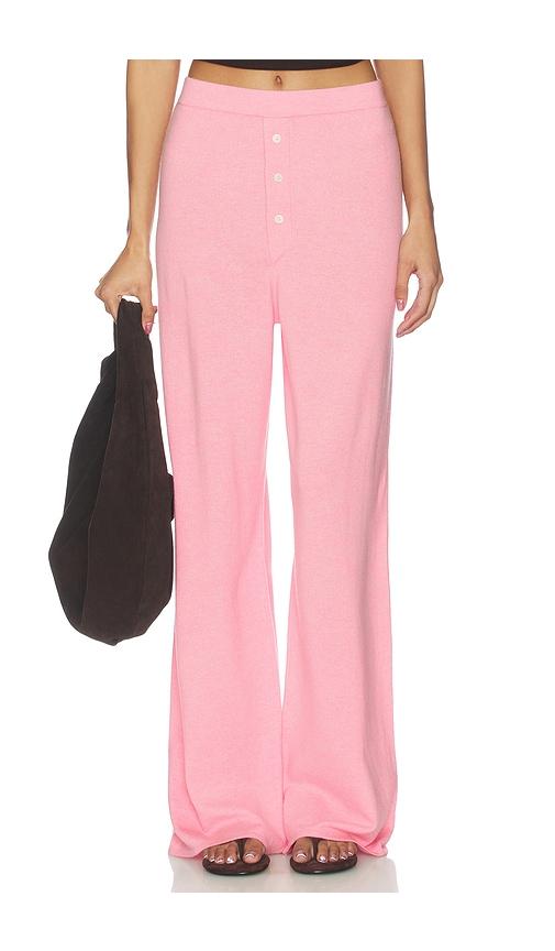 guest in residence everywear pant in pink.