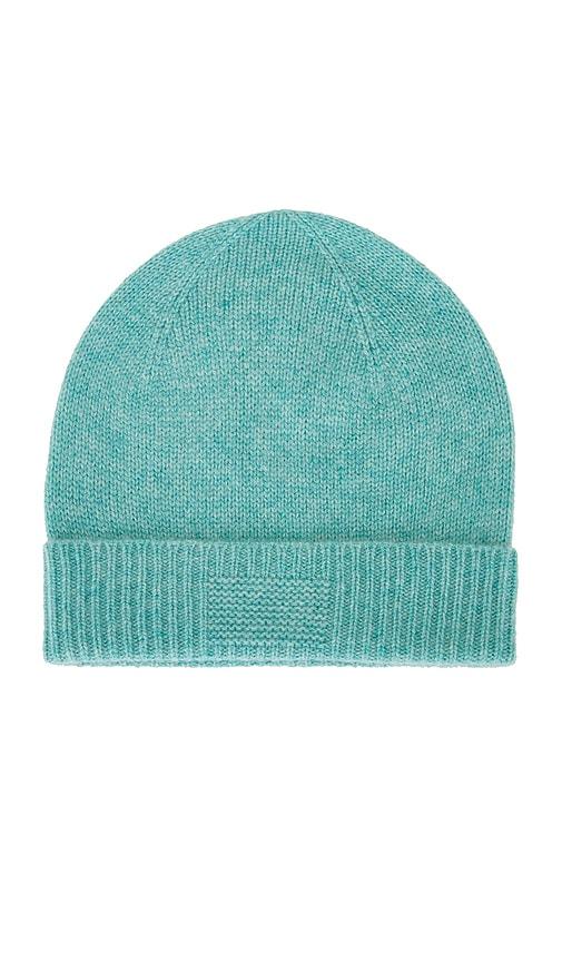 guest in residence rib cuff beanie in blue.