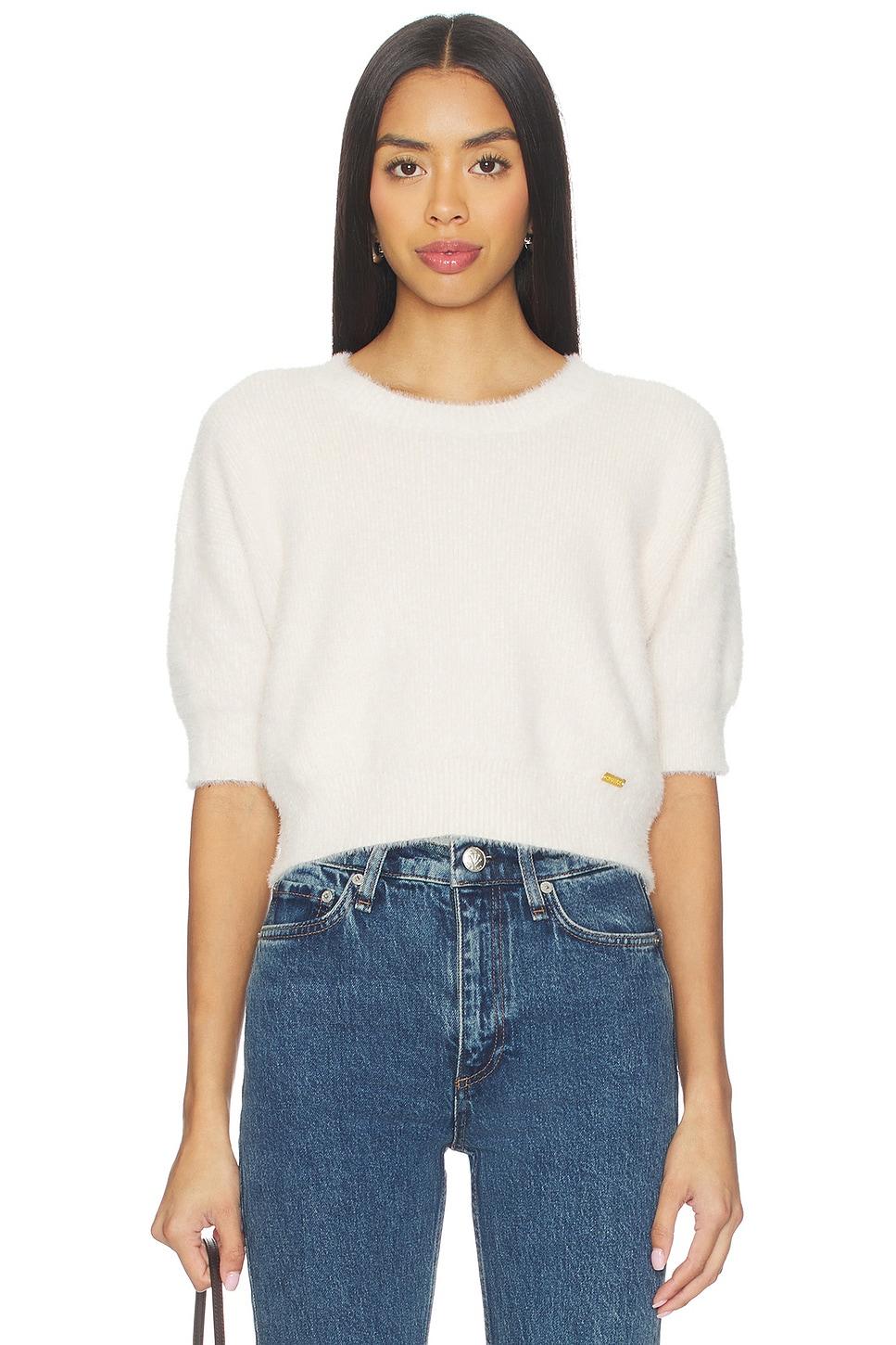 guinevere short sleeve crop crew top