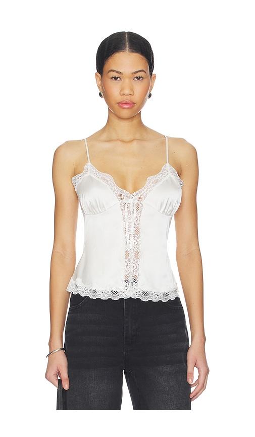 guizio blair top in ivory.