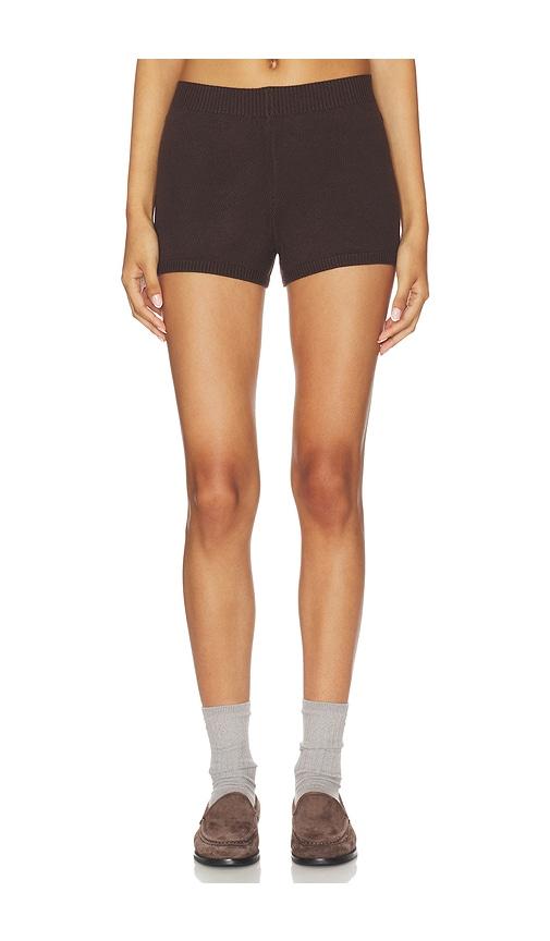 guizio calesia short in brown.