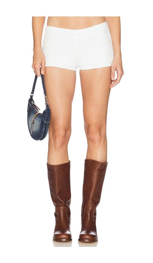 guizio maelle short in white.