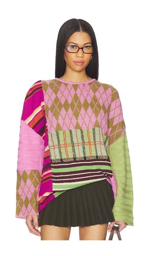 guizio zuri sweater in pink.