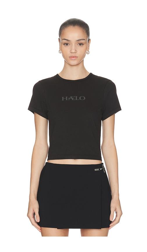 haelo id tee in black.