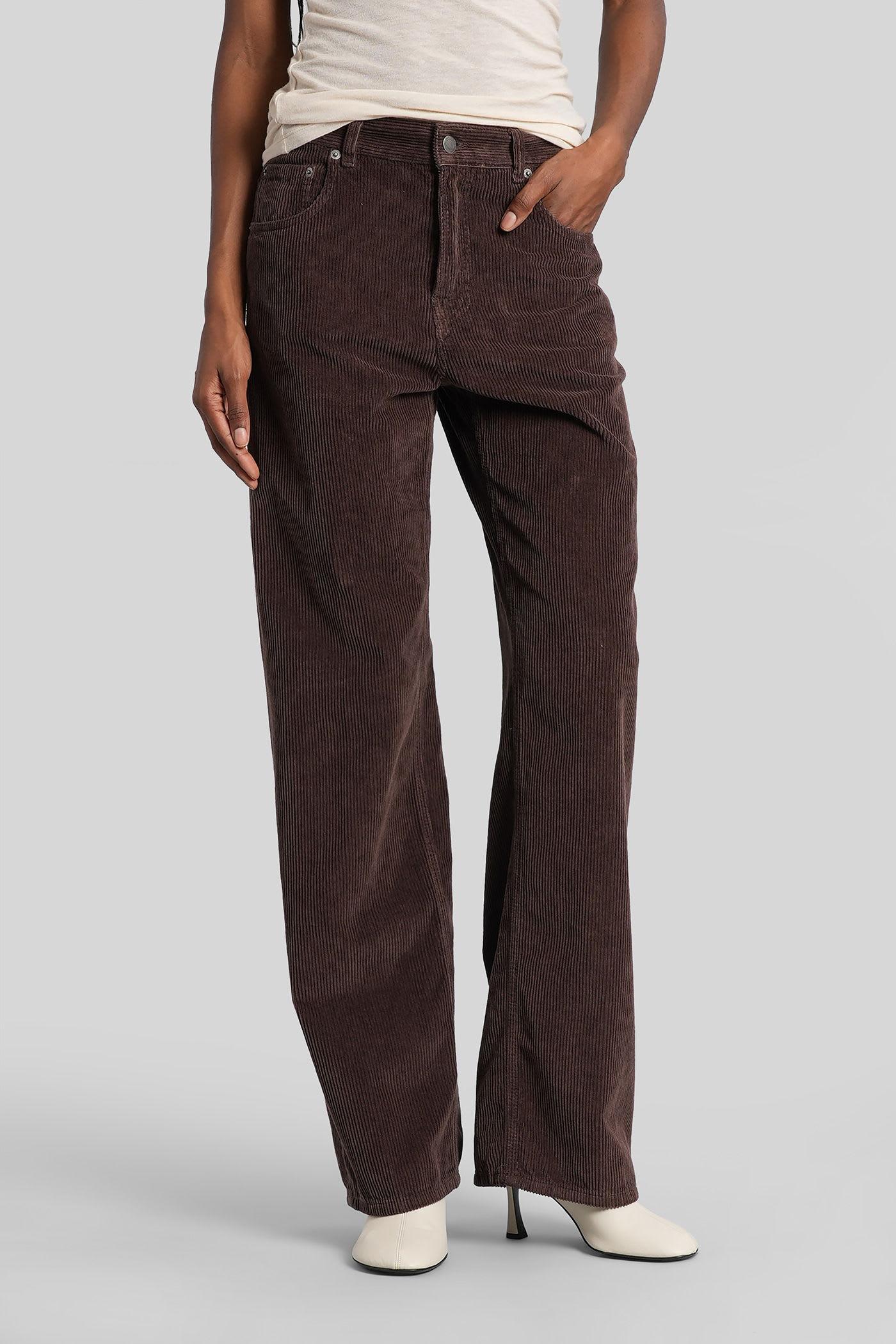 haikure bonnie pants in brown cotton