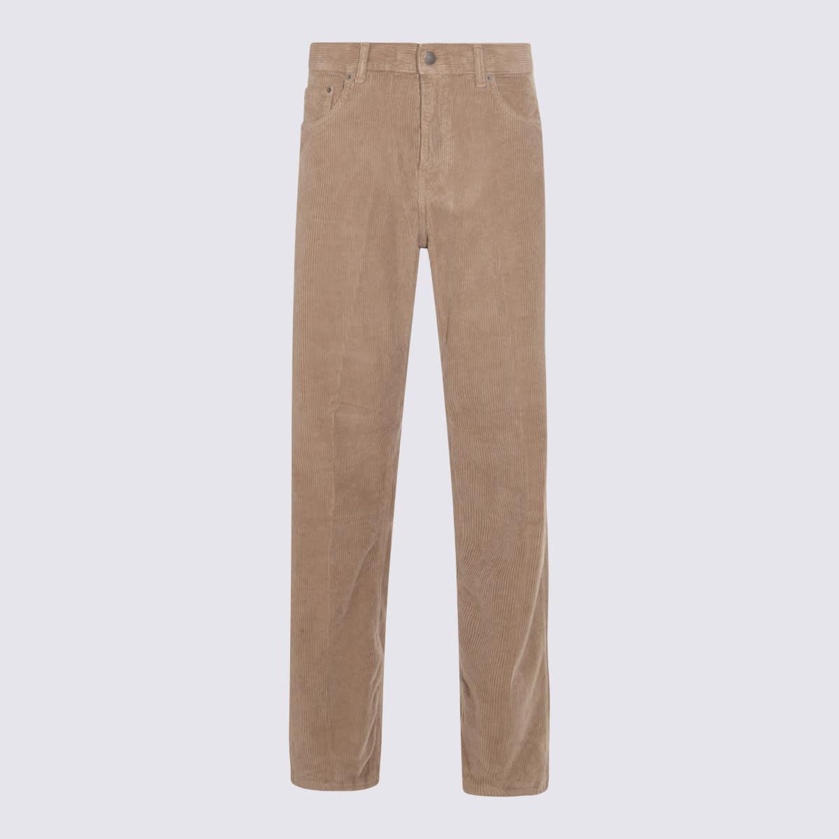 haikure dark beige cotton jeans