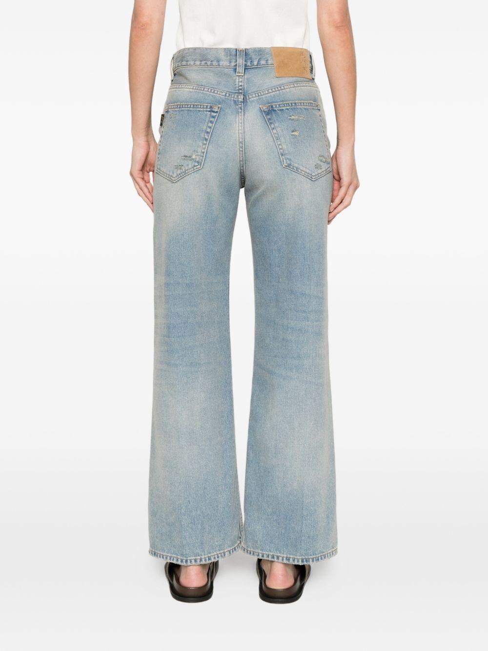 haikure jeans clear blue organic cotton - women