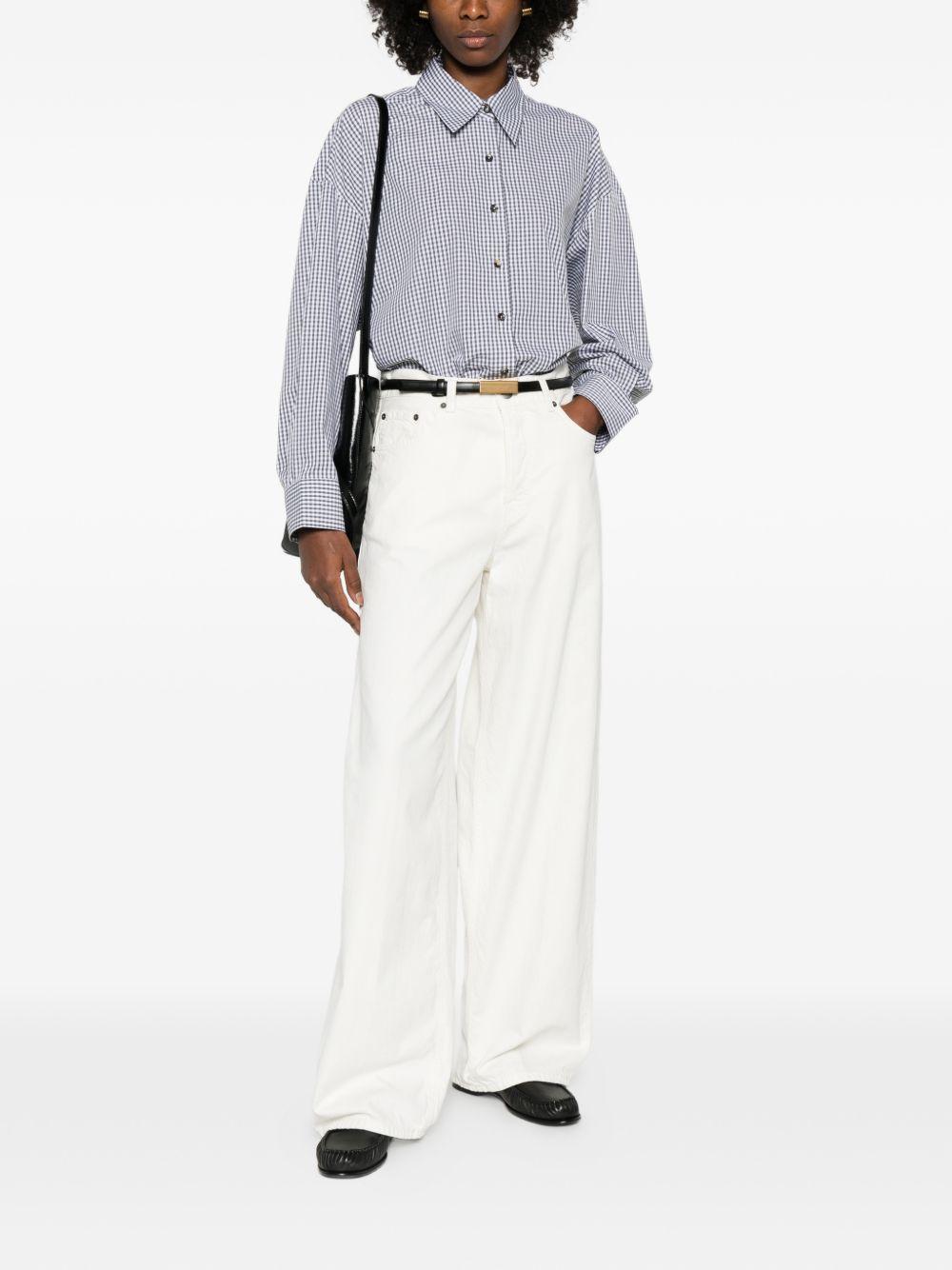 haikure jeans white cotton - women