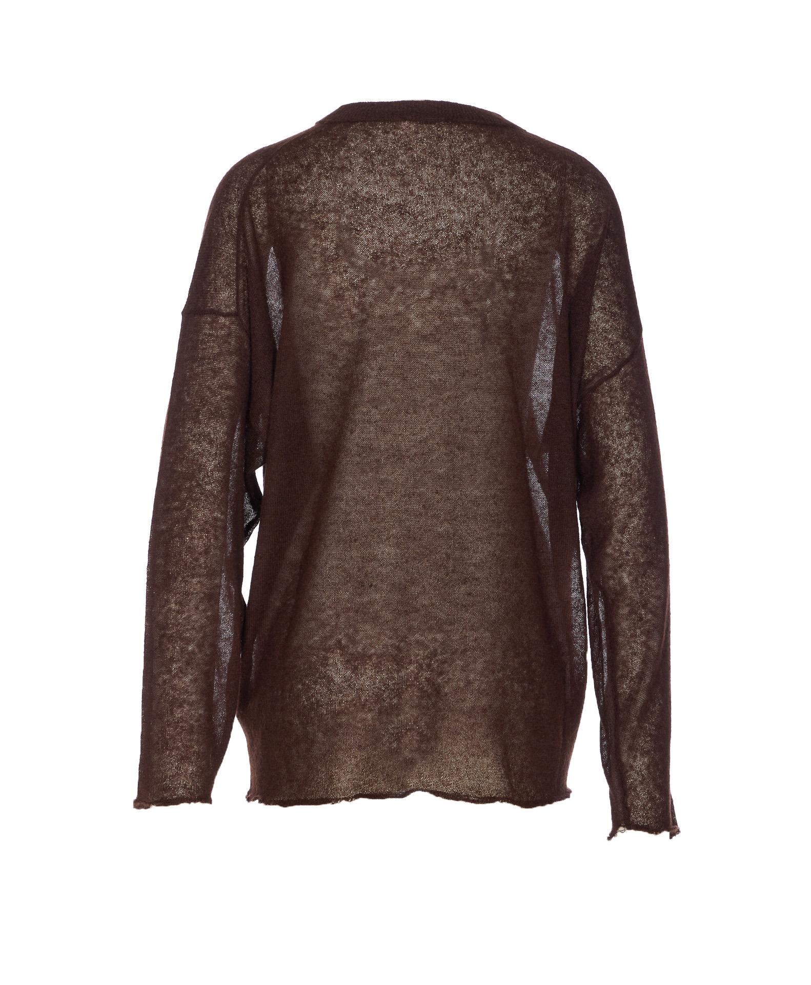 haikure sweaters brown baby suri alpaca - women