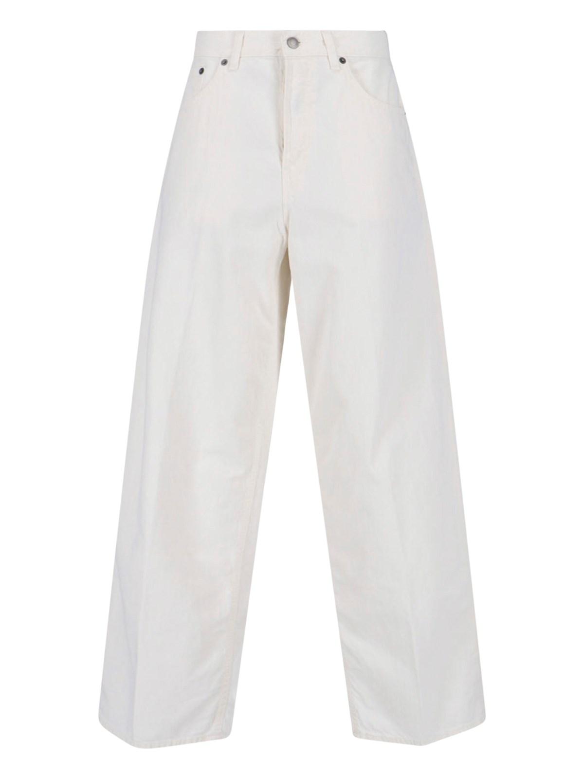 haikure wide cotton and linen jeans
