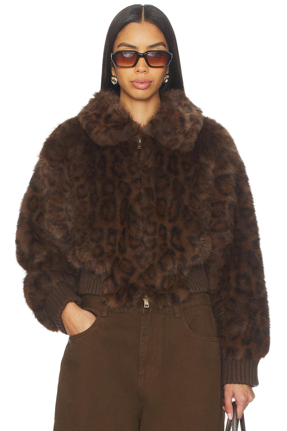 hailey faux fur bomber