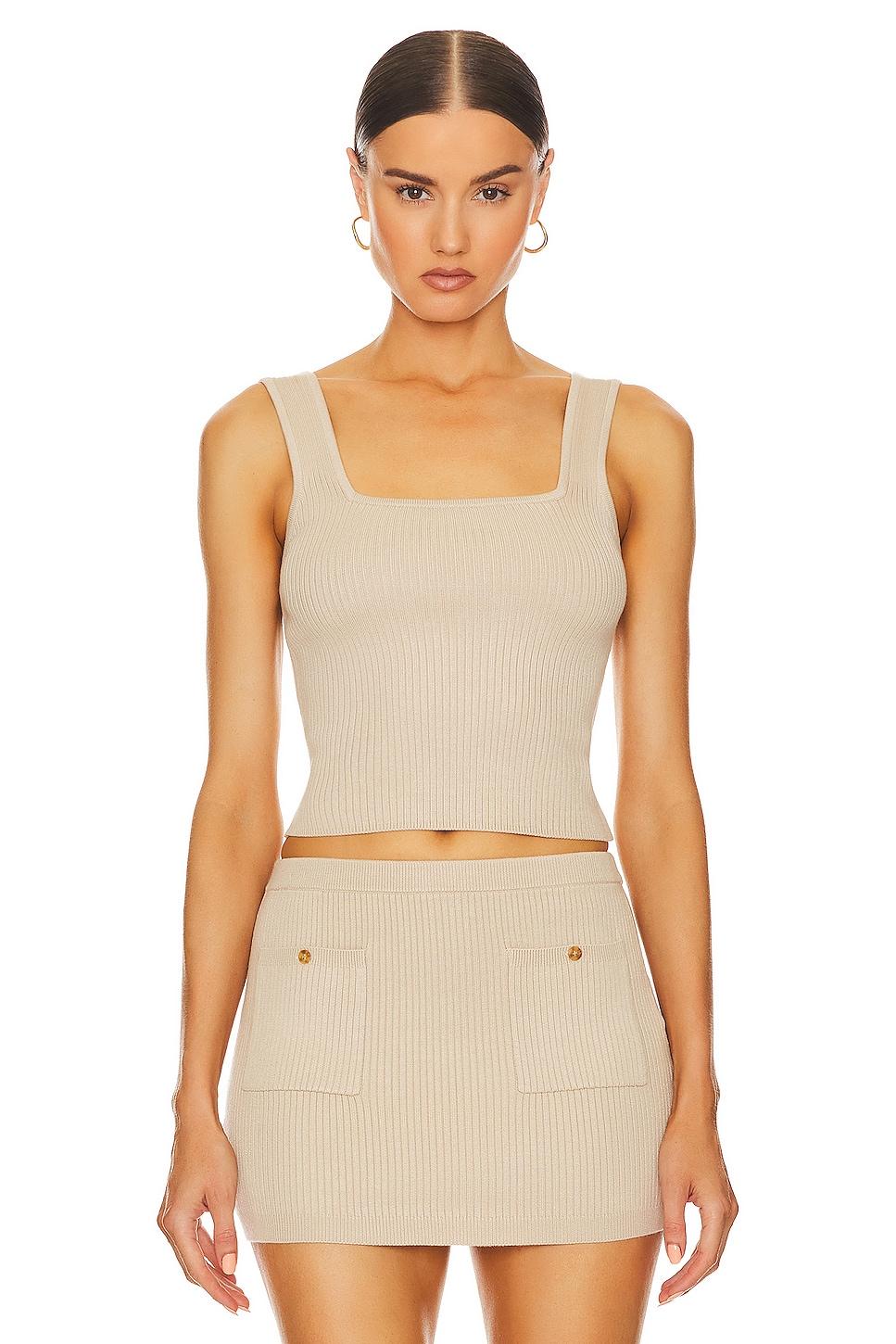 halden square neck tank