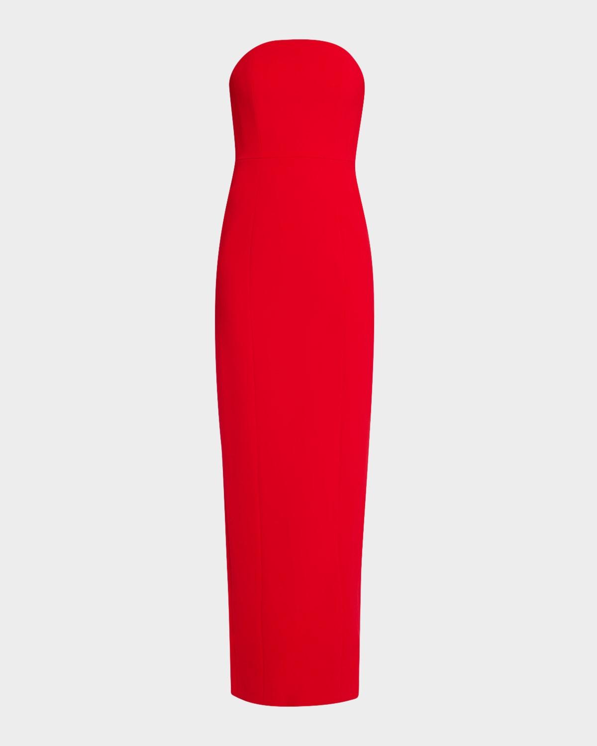 half moon evening dress